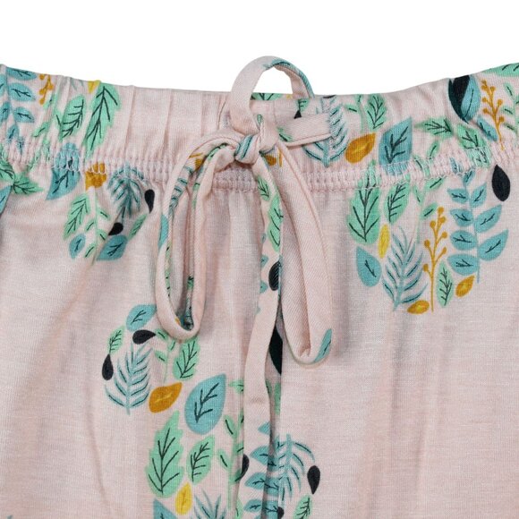 NWT Disney Large Sleepwear Pajama Set Multicolored Floral Mickey Mouse Print - Picture 11 of 16